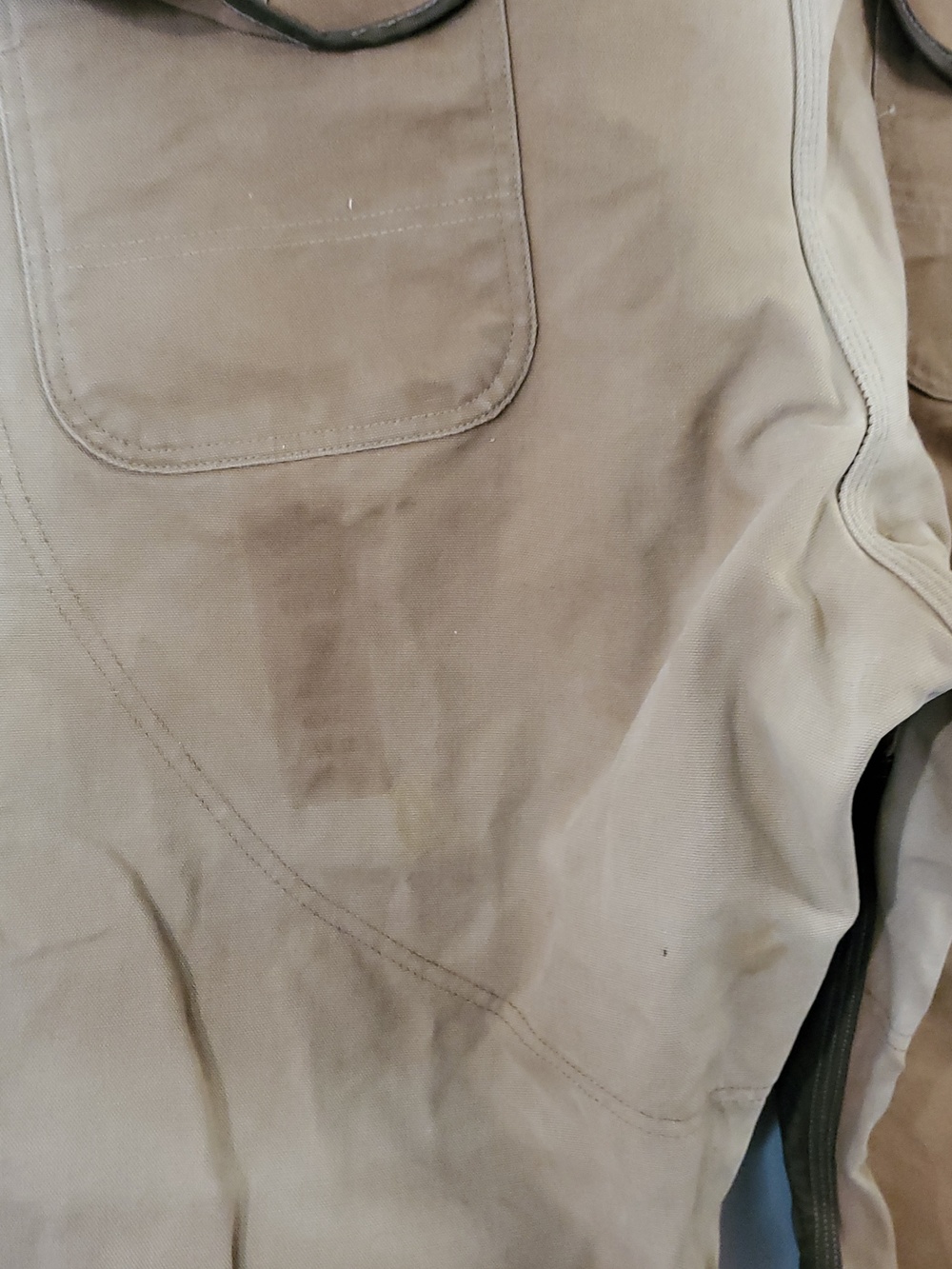 Vintage Carhartt Union Made Double Knee Hunting Pants Size 46×32 Briar Protect - Picture 8 of 15